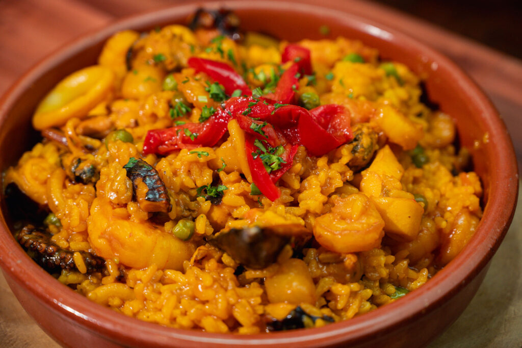 seafood rice arroz con mariscos